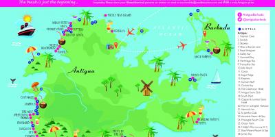 Карта крамы Паўночны пляж