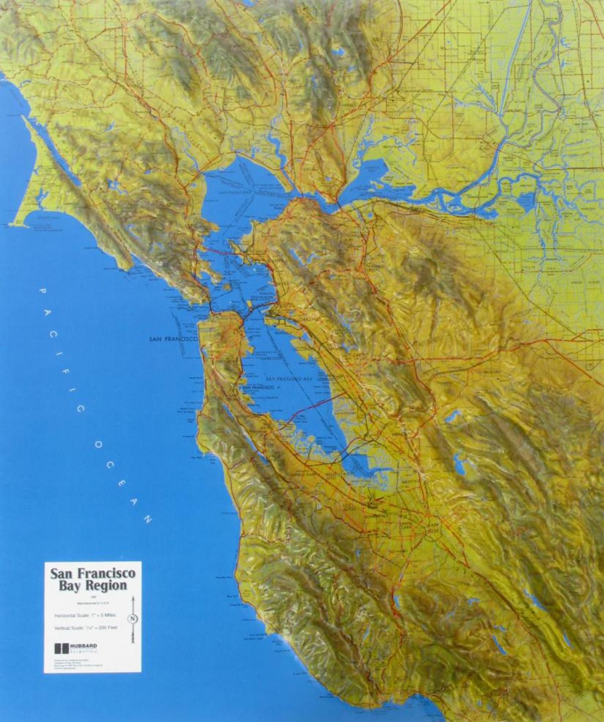 Карта Сан-Францыска дапамогі